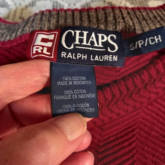 Men's Chaps Ralph Lauren Sweater - Picture 4 of 4